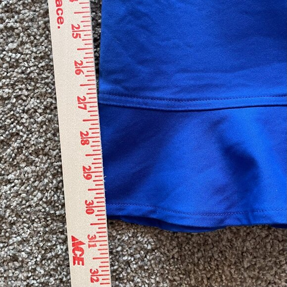 Superdown Cobalt Blue Spaghetti Strap Mini Dress w/ Ruffle Hem - Bodycon - XS - Picture 4 of 4